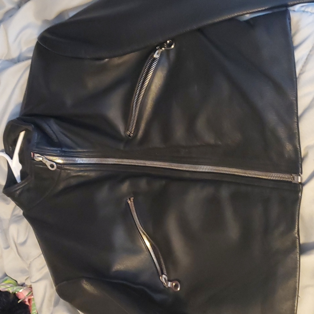 Great leather jacket size small